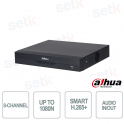 XVR4108HS-I/T WizSense 8-Channel AI Penta-brid with SMD Plus Smart Dual Light and Two-Way Audio - Dahua
