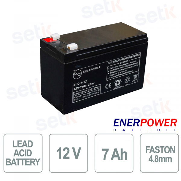 12V 7.0Ah Lead Acid Battery / Accumulator - EnerPower
