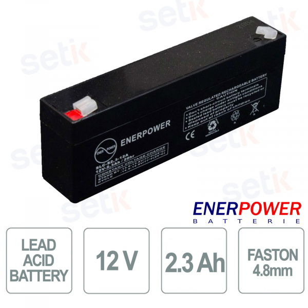 12V 2.3Ah Lead Acid Battery / Accumulator - Setik