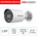 DS-2CD2023G2-LI2U 2MP Acusense IP 2.8mm Lens with Audio and Smart Hybrid Light - Hikvision