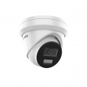 2MP Acusense 2.8mm Turret IP Camera with Smart Hybrid Light, Integrated Audio and IP67 - Hikvision