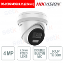 Hikvision AcuSense Smart Hybrid Light 4MP IP Camera with Integrated Audio IP67