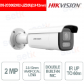 2MP Varifocal Bullet IP Camera 2.8-12mm AcuSense Smart Hybrid Light Audio IP67 IK10 - Hikvision