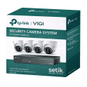 TP Link VIGI NK4P-T4425-2T kit 4 4MP Full Color cameras + 4 channel PoE+ NVR