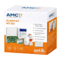 Kit antifurto AMC - centrale ibrida 8/24 zone cablate - 64 radio