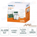 AMC Professional Home Alarm Kit mit Sensoren KIT 501 C24GSM-PLUS