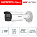 Caméra IP Bullet AcuSense DarkFighter IR 80 m IP67 4 mm 8 MP - Hikvision