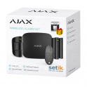Kit d'alarme sans fil GPRS / Ethernet professionnel AJAX noir