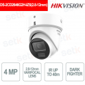 DS-2CD2H46G2H-IZSY 4MP DarkFighter with Varifocal Lens 2.8-12mm F1.0, WDR 120dB, IP67 IK10 - Hikvision