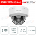 DS-2CD2187G3-LIY 2,8 mm 8 MP ColorVu IP67 IK10 avec éclairage hybride intelligent - Hikvision