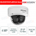 DS-2CD2747G3T-LIZSY 4MP Dome IP Varifocale 2.8-12mm ColorVu WDR 130dB IP67 IK10 H.265+ - Hikvision
