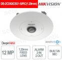 DS-2CD63C5G1-S/RC 12MP Fisheye 360° Ottica Fissa 1.29mm Deep Learning People Counting - Hikvision