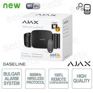 AJAX Professional Wireless GPRS / Ethernet Alarm Kit Black