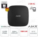 Ajax Hub 2 (4G) Jeweller Noir – Centre de sécurité intelligent 4G
