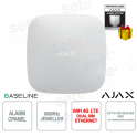 Ajax Hub 2 Plus Jeweler Blanc – Centrale d'alarme antivol intelligente avec vérification photo et double SIM