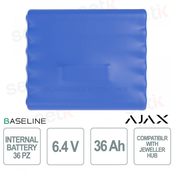 Internal Battery RB 6.4V 36Ah: Long Life Battery for BP Jeweler Hub