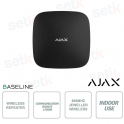 Ajax ReX 2 Jeweler Black: Advanced Range Extender with Photo Verification