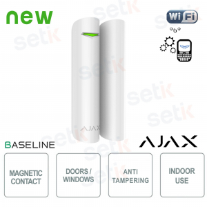 DoorProtect Jeweller White: High-Security Wireless Door and Window Sensor
