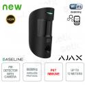 Ajax MotionCam HDR Jeweller Nero – Rilevatore di movimento IR wireless con foto-verifica HDR