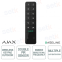 Ajax KeyPad Outdoor Black: Wireless Keyboard - Safe and Smart Control