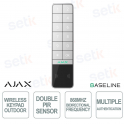 Ajax KeyPad Outdoor Bianca: Tastiera Wireless - Controllo Sicuro e Intelligente