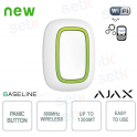 Ajax Button Jeweller White: Smart Wireless Button with Alarms and Automation