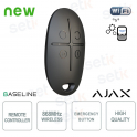 Télécommande de sécurité sans fil Ajax SpaceControl Jeweller Black à 4 boutons