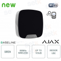 Ajax HomeSiren Jeweller Black: Powerful and Reliable Indoor Wireless Siren for Advanced Security Systems