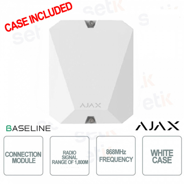 Ajax vhfBridge Jeweller Bianco Modulo VHF per Sistemi di Sicurezza Ajax