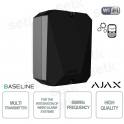 Module Ajax MultiTransmitter Jeweller noir pour capteurs câblés tiers
