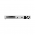 Ajax H2D16PAC 16-Channel 4K NVR with 8 PoE, AI, H.265, and 2 16TB HDDs, ONVIF, White for Professional IP Video Surveillance