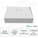 XZ005-G6 XPON Terminal with 2.5GE LAN Port, 2.488Gbps GPON, OMCI Management for High Performance FTTH Fiber