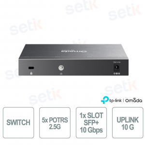 Commutateur multigigabit 2,5G ES206X-M2 avec 5 ports RJ45, 1 port SFP+ 10G et gestion cloud SDN - Omada