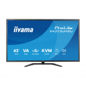 X4373UHSU-B2 43" 4K UHD VA Widescreen with USB Hub and HDMI/DisplayPort Connectivity for Advanced Multitasking - iiyama