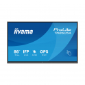 TN8605A-B1AG 86" 4K UHD Touch, OS-Free, 40 Touch Points, IPS 500 cd/m², Plug & Play per Meeting e Formazione - iiyama