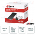 Telecamera KIT/BF4CP-4G-XL/M0508 4MP AI con ottica 2.1mm e 4G - Dahua