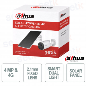 Telecamera KIT/BF4CP-4G-XL/M0508 4MP AI con ottica 2.1mm e 4G - Dahua