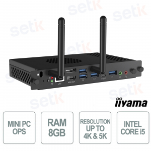 WP-D003C : Système de présentation sans fil USB-C 4K avec iiShare, Wi-Fi 5 GHz, compatible Windows, Mac et Chrome OS - iiyama