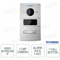1.3MP Outdoor IP Video Intercom with Mifare RFID, Two-Way Audio, IP65, Alarms and Ethernet - Hyundai