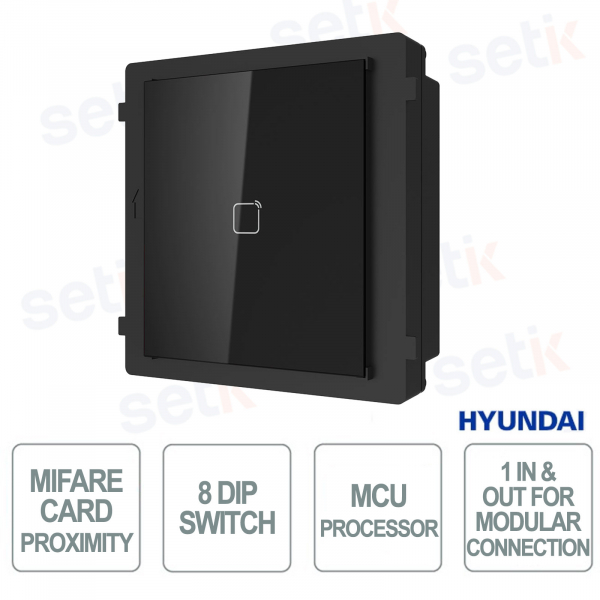 MIFARE Reader Module NEXTGEN IP65 Video Intercom with Badge Access and Modular Connection - Hyundai