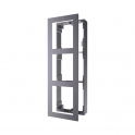 NEXTGEN Surface-Mounted Video Intercom Frame for 3 Modules in Aircraft-Grade Aluminum - Hyundai