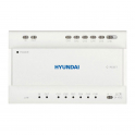 2-Wire Video Audio Distributor with 6 Interfaces, RJ45 and DIN Mount for Video Intercom - Hyundai