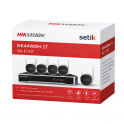 Hikvision 4MP NVR 4-Channel WiFi Video Surveillance Kit with 4 IR Cameras 30m 2.8mm Lens H.265+