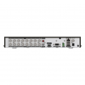 Enregistreur numérique Hikvision AcuSense 16 canaux : 4 entrées audio, 4 entrées d'alarme, 1 sortie d'alarme, H.265 Pro+ 4K