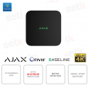 Ajax NVR Nero 16 Canali – Network Video Recorder 4K per Videosorveglianza Ajax