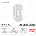 Détecteur de mouvement infrarouge sans fil Ajax Superior Motion Protect Jeweler - Fréquence 868 MHz - AJAX - Blanc