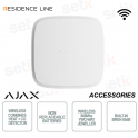 Ajax FireProtect 2 AC Bianco – Rilevatore Fumo e Calore a Rete Jeweller