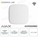 Ajax FireProtect 2 AC Jeweller Bianco – Rilevatore Antincendio Intelligente con Sensore Fumo, Calore e Monossido di Carbonio