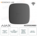 Détecteur de fumée réseau Ajax FireProtect 2 AC Noir avec capteur de chaleur pour bijoutiers