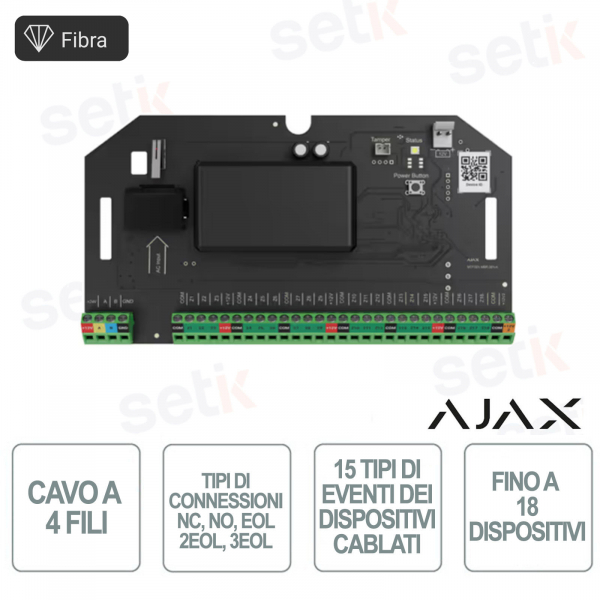 copy of Ajax Multi Transmetteur - Module pour intégrer des détecteurs et des appareils filaires - Blanc
